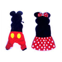 Mickey and Minnie Dog Costumes