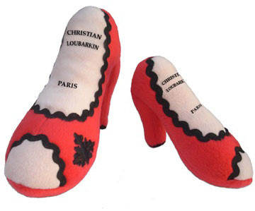 Christian Loubarkin Shoe Dog Toy