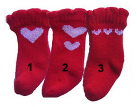 Red Heart Dog Socks