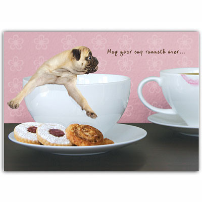 Pug Mother's Day Card