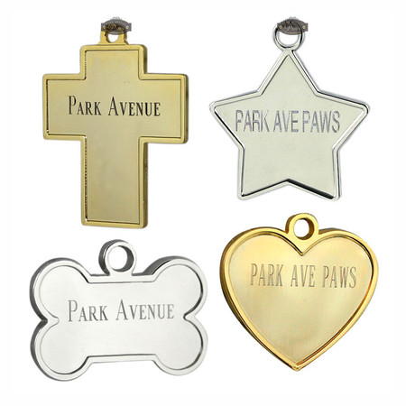 24k Gold & Pure Silver Pet ID Tags