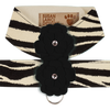 Cheetah Harness/Black Flowers