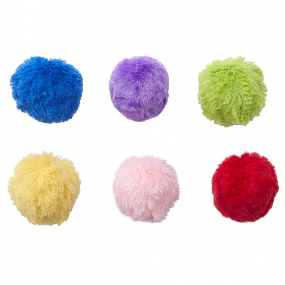 fluffy dog ball