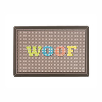 Cross Stitch Woof Dog Placemat