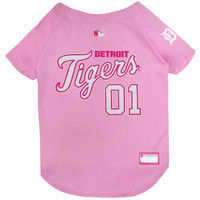 Detroit Tigers Pink Jersey