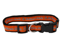 Baltimore Orioles Ribbon Dog Collar