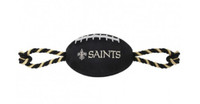 New Orleans Saints Nylon Football Dog Toy
