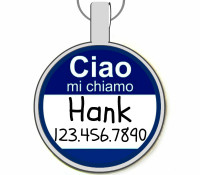 Ciao Mi Chiamo... Silver Pet ID Tags