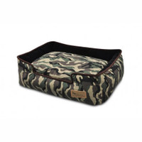 Camouflage Lounge Dog Bed