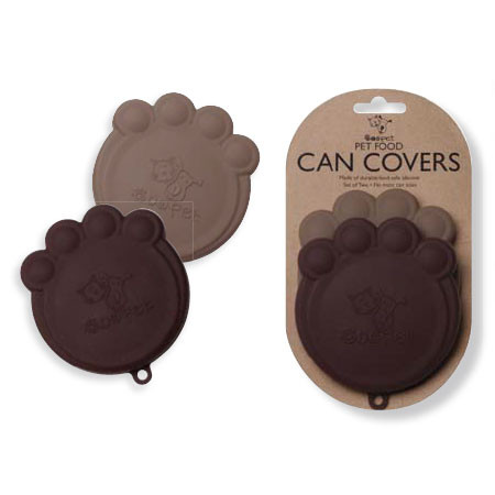 Paw Can Cover Set Black & Grey