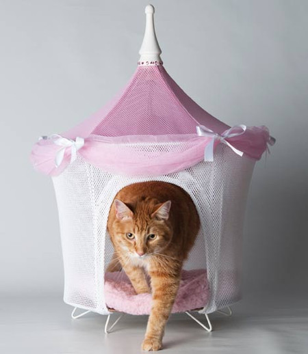 Pretty in Pink Tent Bed