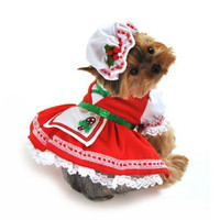 dog french maid costume