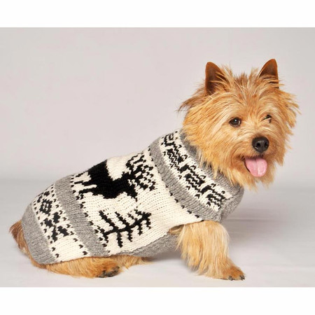 Reindeer Shawl Dog Sweater