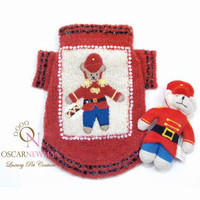 Oscar Newman Beary Merry Christmas Sweater with Toy