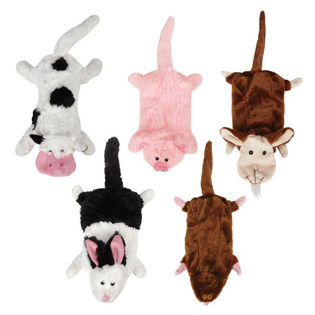 unstuffed dog toys