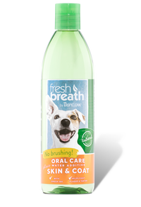 Tropiclean Fresh Breath Oral Care Water Additive Plus Skin & Coat