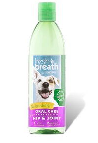 Tropiclean Fresh Breath Oral Care Water Additive Plus Hip & Joint
