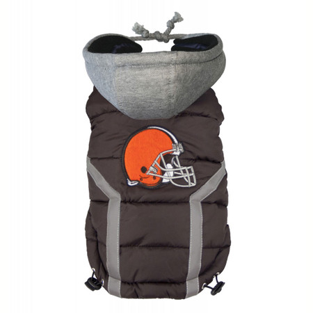 Cleveland Browns Dog Puffer Vest