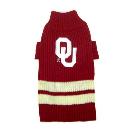 Oklahoma Sooners Dog Sweater