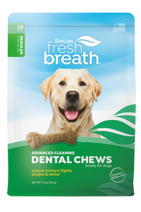 Tropiclean Fresh Breath Dental Chews - Advanced Cleaning Regular