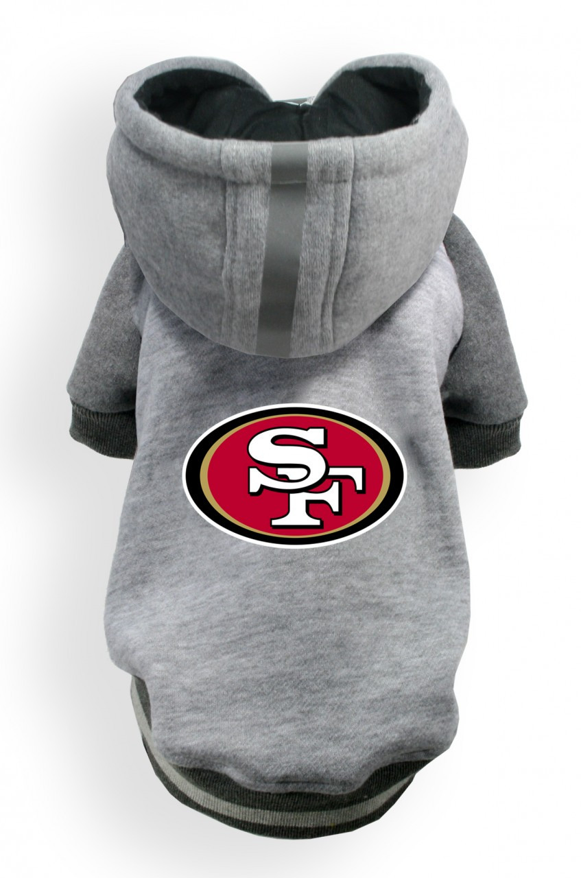 San Francisco 49ers Dog Hoodie