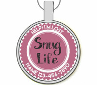 Snug Life Silver Pet ID Tags