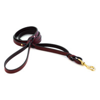 Two Handed Braided Leather Leashes