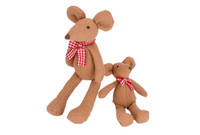 Country Mouse Woolie Dog Toy