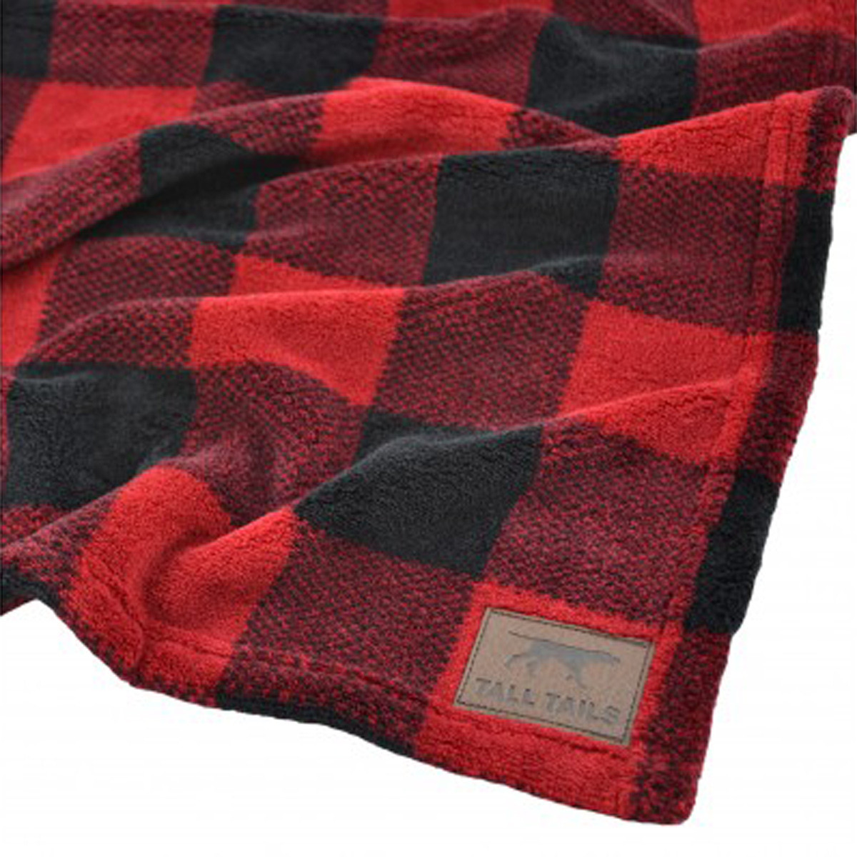 hunters plaid fleece blanket