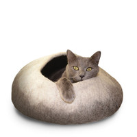 Natural Ombre Felted Cat Cave
