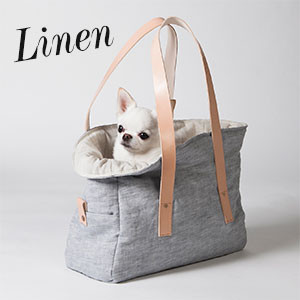 Louisdog Linen Viva Bag Dog Carrier