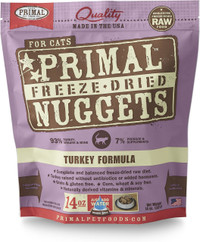 Primal Freeze-Dried Feline Turkey Formula Food