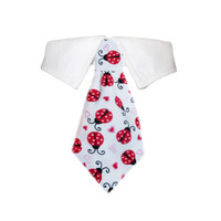 Lady Bug Shirt Tie Collar