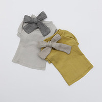 Louisdog Organic Herringbone Blouse