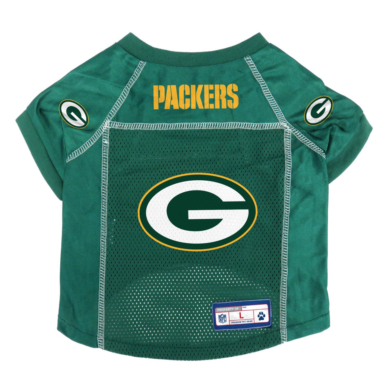 green bay packers dog jersey