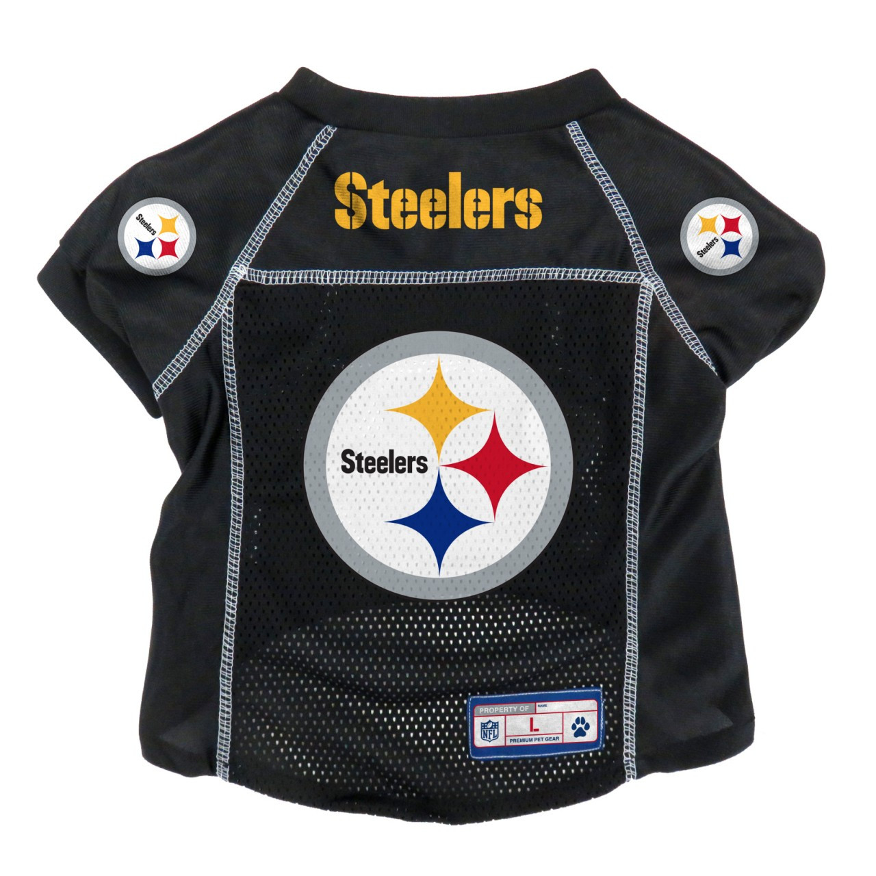 personalized steelers dog jersey