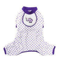 Purple Elephant Dog Pajamas