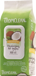 Tropiclean Hypoallergenic Wipes for Pets