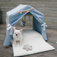 Louisdog Peekaboo Lucky Blue House