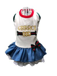 Grrrci Denim Lace Dress