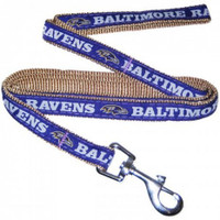 Baltimore Ravens Ribbon Dog Leash