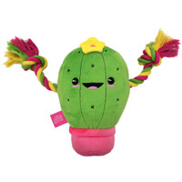 LaurDIY Plush Cactus Pet Rope Toy