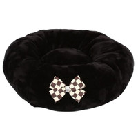 Susan Lanci Black Spa Bed with Windsor Bow