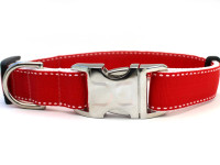 Preppy in Red Dog Collars