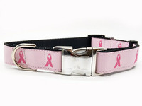 Breast Cancer Awareness Light Pink Dog Collars