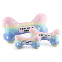 Pink Ombre Chewy Vuiton Bone Toy