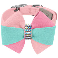 Susan Lanci Cotton Candy Pinwheel Bow Collar