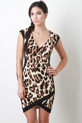 Modern Leopard Print Dress