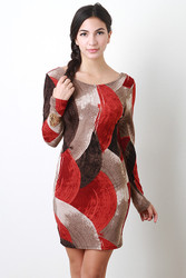 Triple Arch Pattern Dress