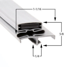 Beverage-Air Gasket  28 1/8 x 53 3/4